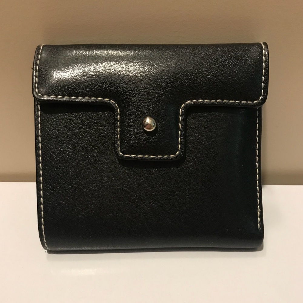 Mondani New York Black Folded Wallet NWT